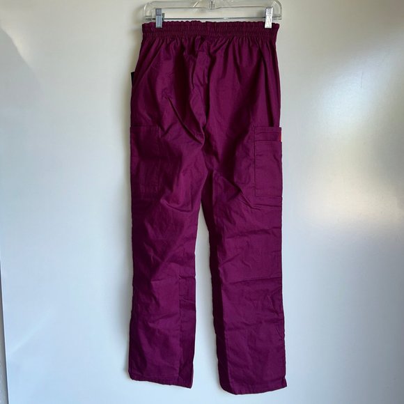 NWT Dickies EDS Signature Cargo Scrub Pants {86106} Size Small Wine - Picture 5 of 9